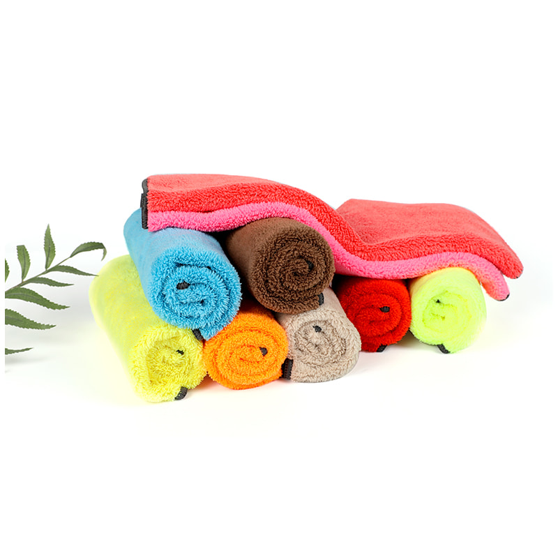 Asciugamano per auto in pile corallo 4 pezzi/pulizia auto/pulizia cucina/pulizia bagno/asciugamano